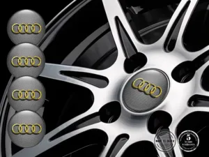 Audi Pegatinas Bombadas Estilo Etiquetas Aro Alta Calidad